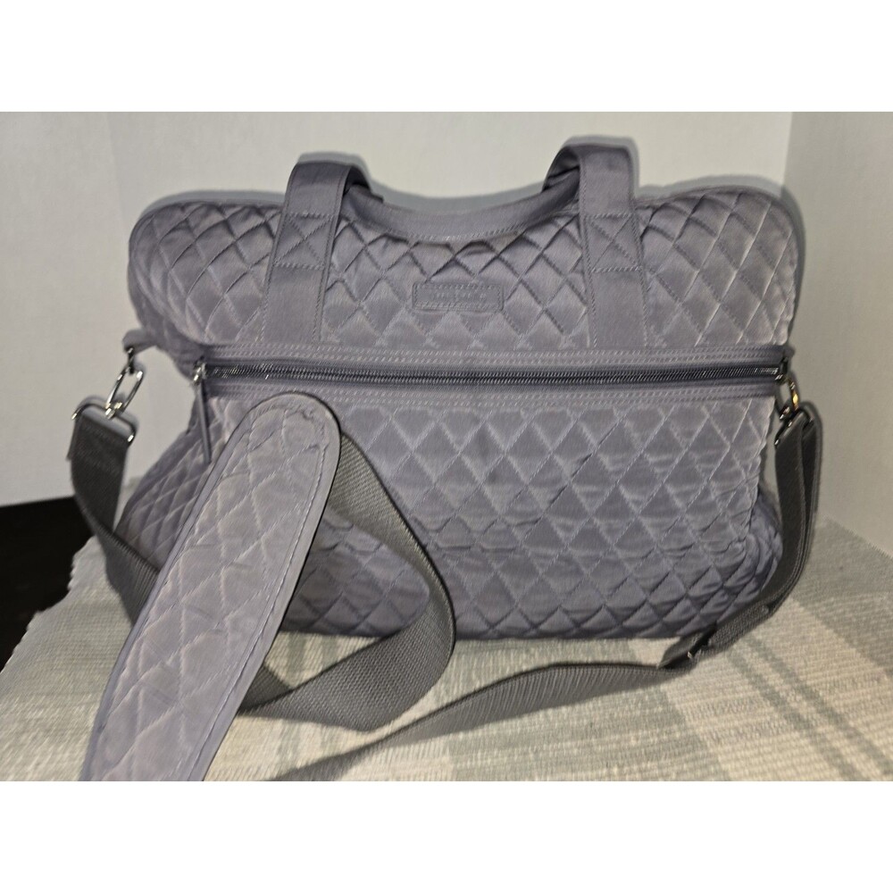 Vera Bradley Weekender Bag in Carbon Gray Performance Twill